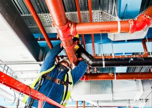 Installation of rainwater drainage pipe